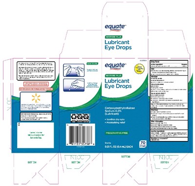 Kc Dl   Equate Restore Plus Lub Eye Drops 70ct (2021 Image Update)